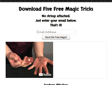 Tablet Screenshot of downloadmagicfree.com